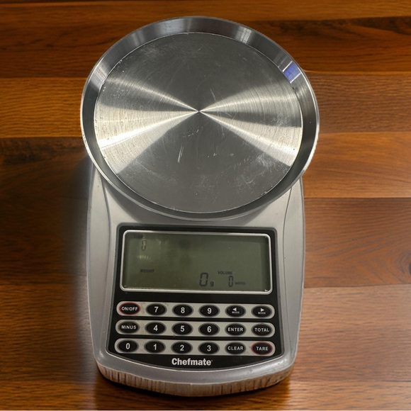 Rare Chef mate Scale To Weigh Food and Manage Portions Double AA Batteries - Picture 1 of 8